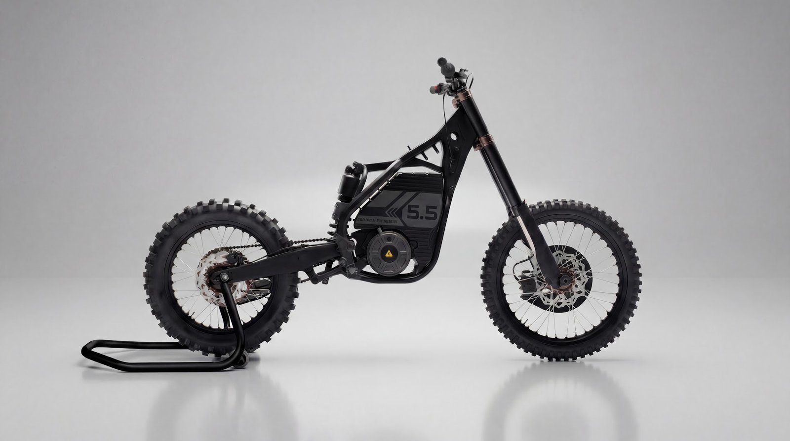 C-PRO electric motorcycle white studio render